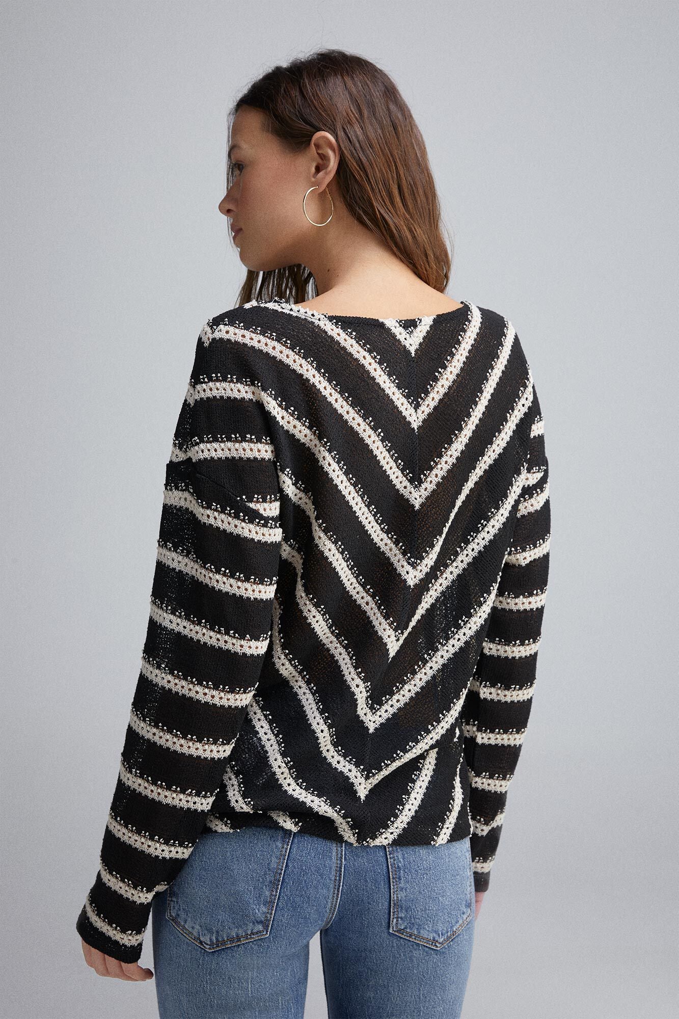 Chevron structure t-shirt