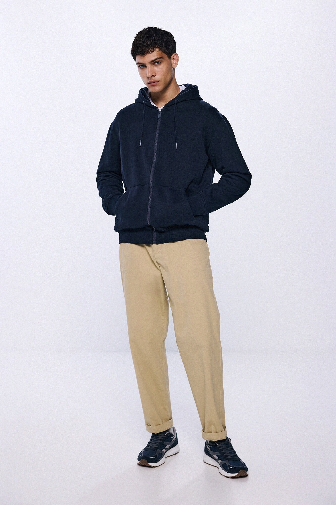 Essential zip-up hoodie
