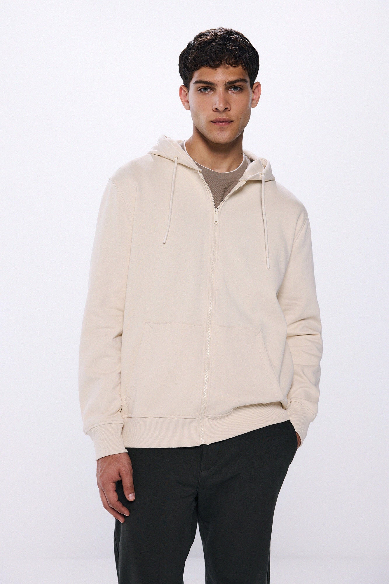 Essential zip-up hoodie