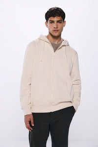 Essential zip-up hoodie