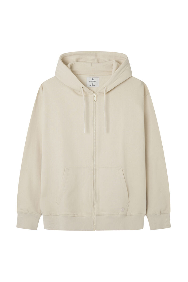 Essential zip-up hoodie