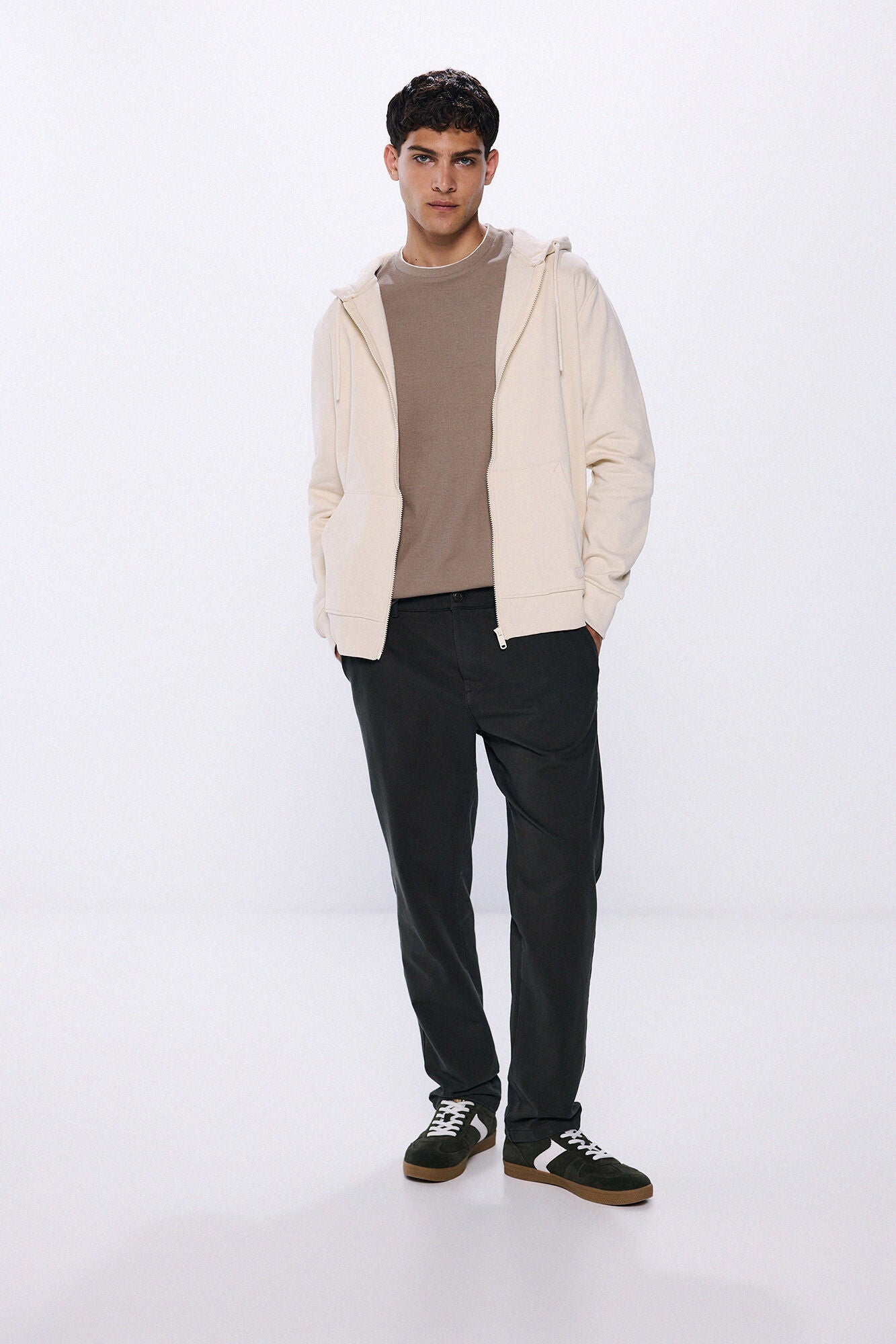 Essential zip-up hoodie
