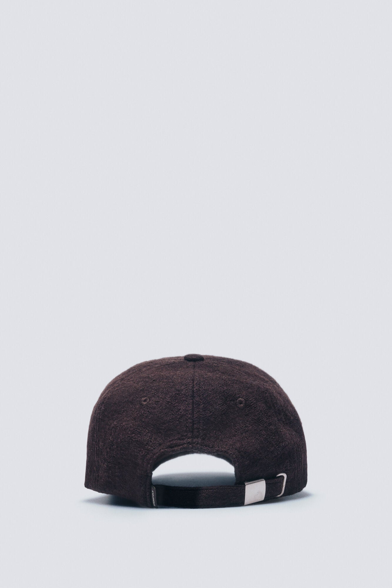 Brown wool baseball cap