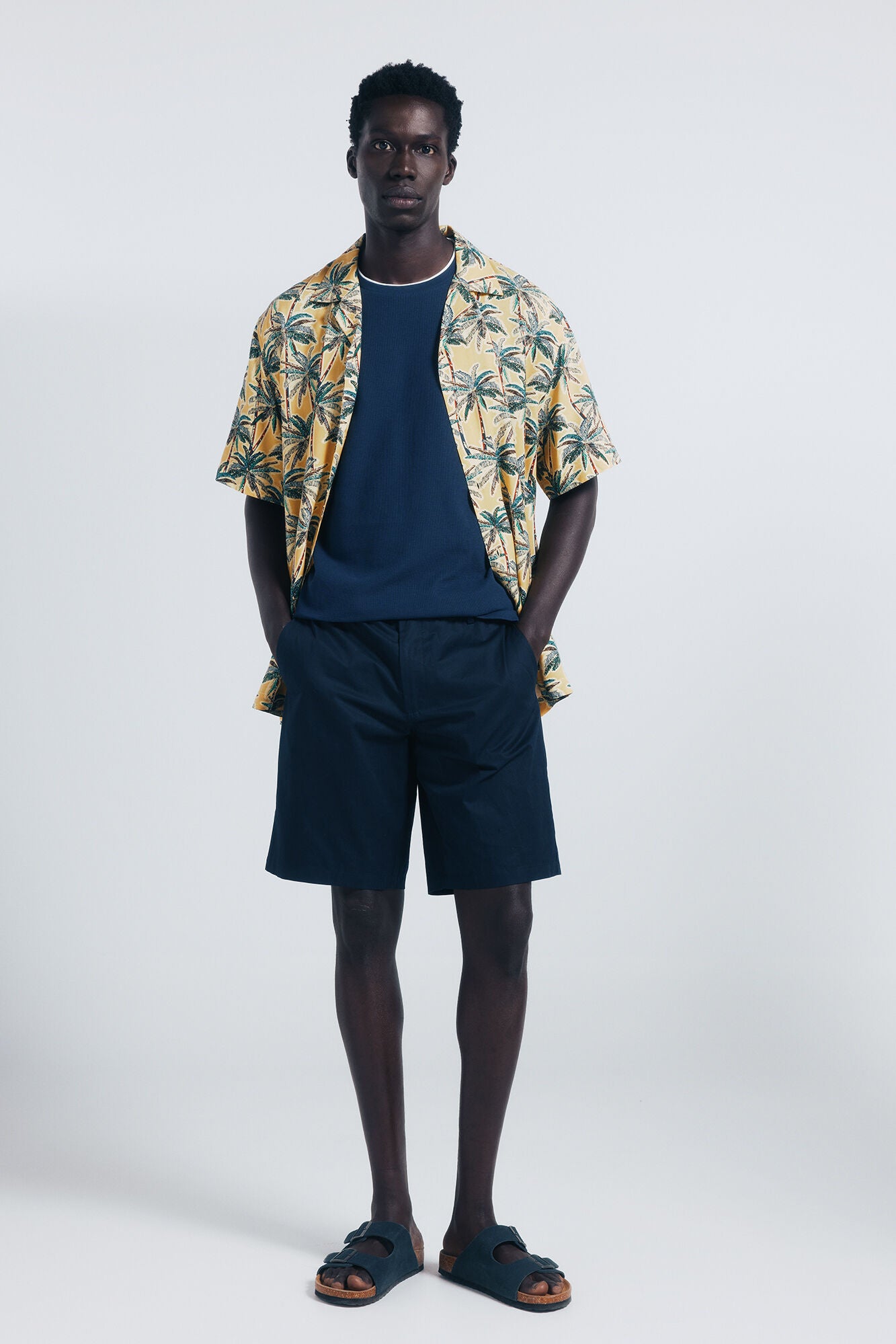 Double mini waffle t-shirt