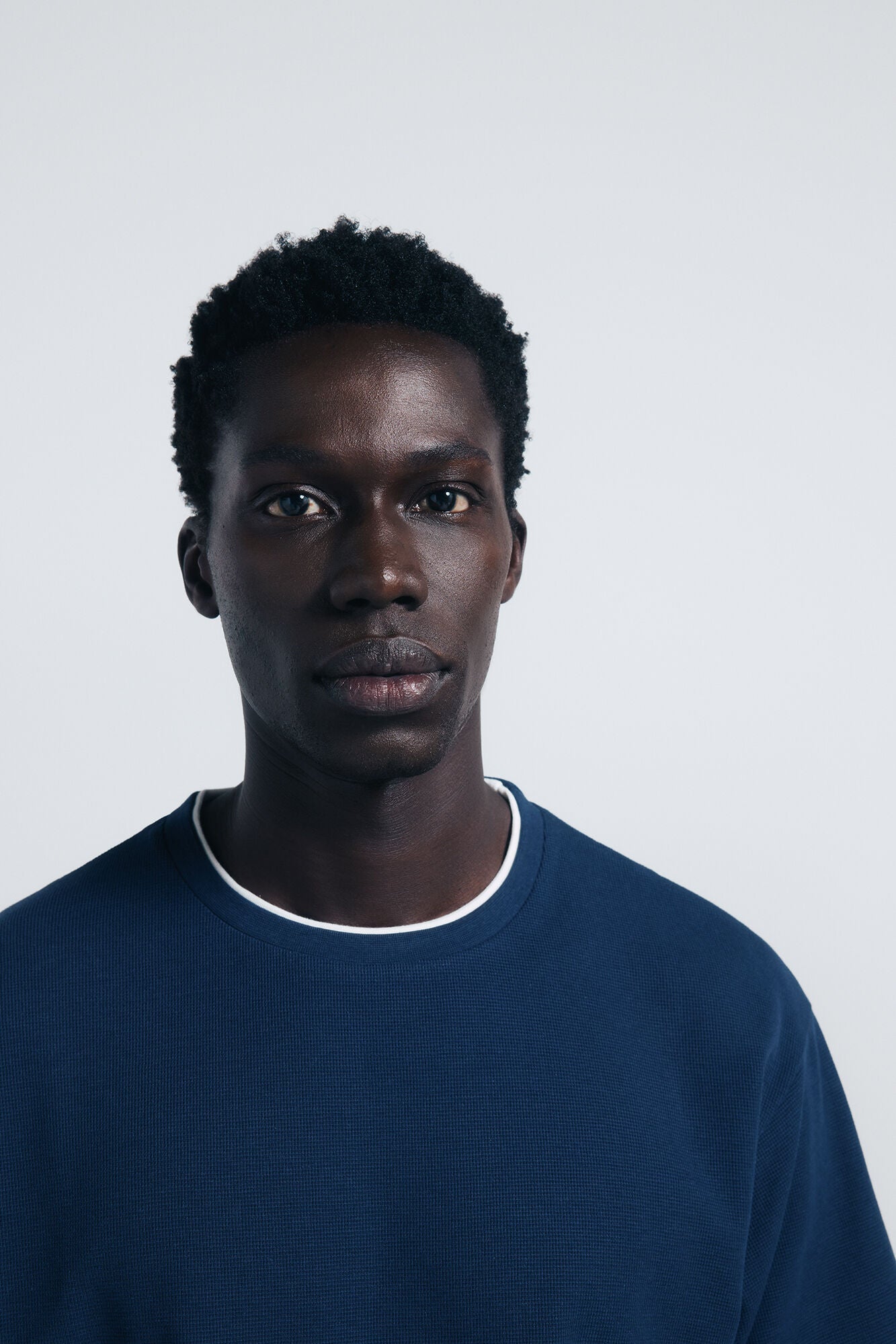 Double mini waffle t-shirt