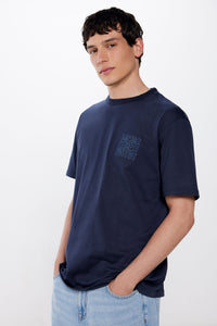 Botanical embroidery T-shirt