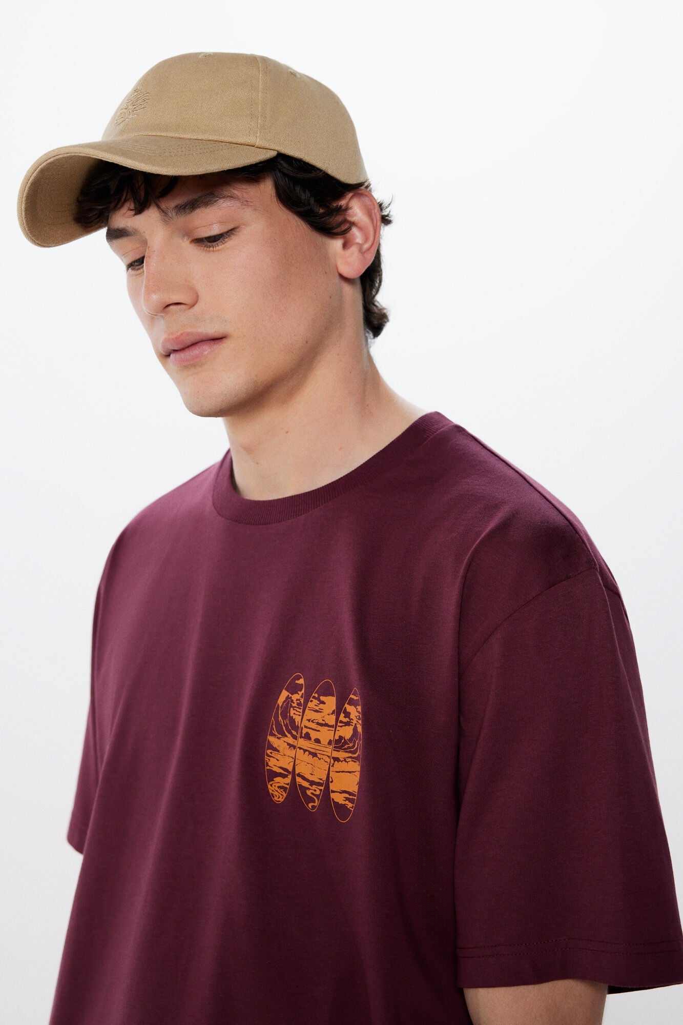 Surfboard landscape T-shirt