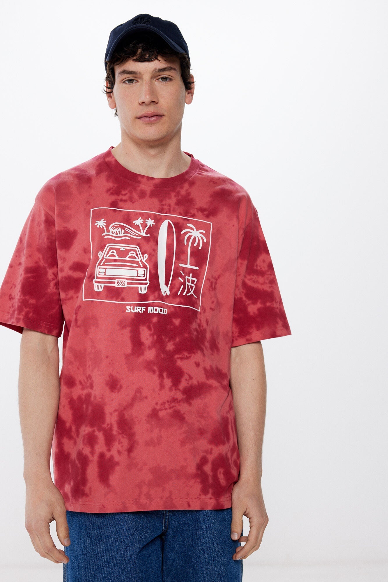 Tie dye surf T-shirt