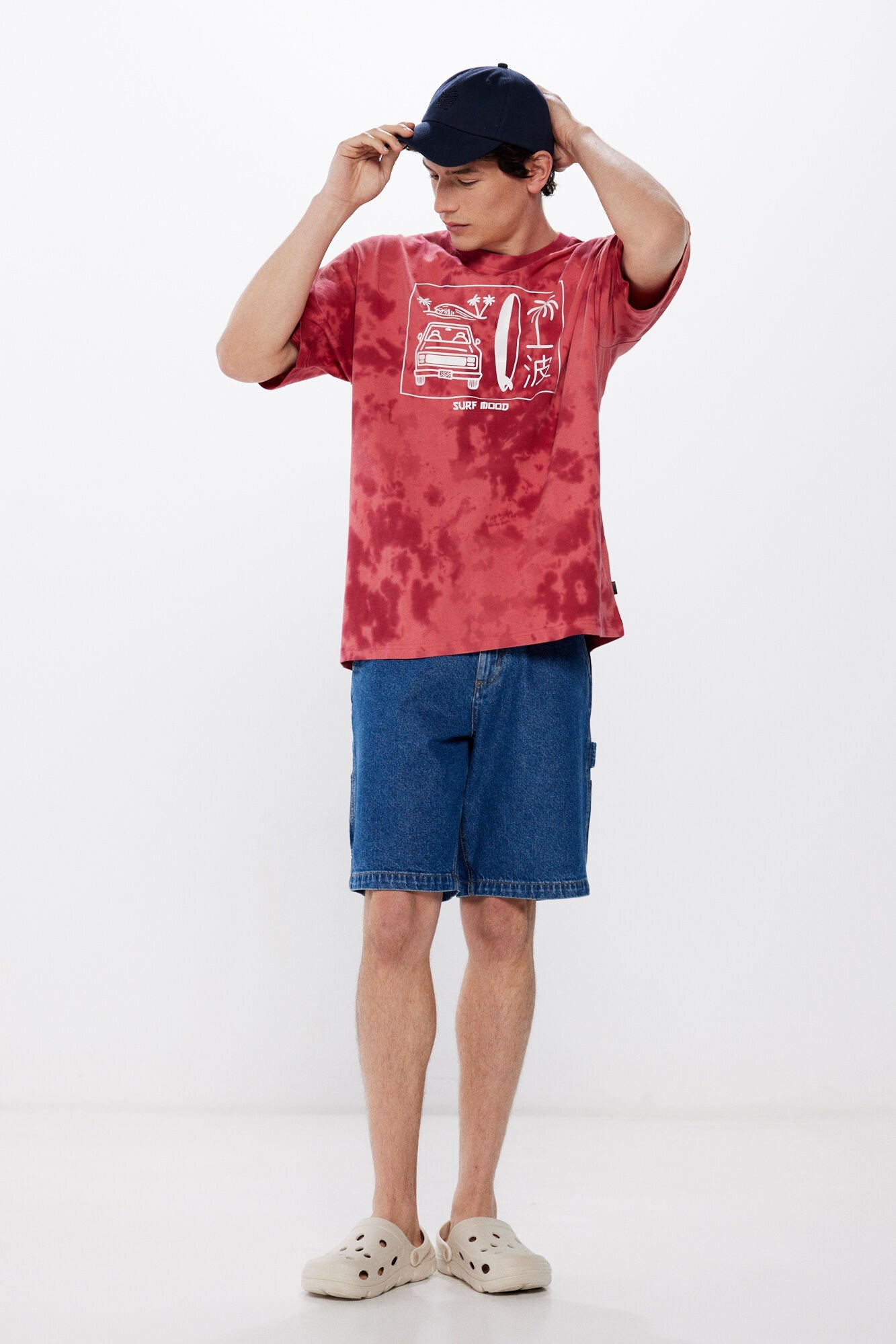 Tie dye surf T-shirt