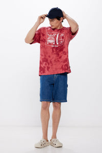 Tie dye surf T-shirt
