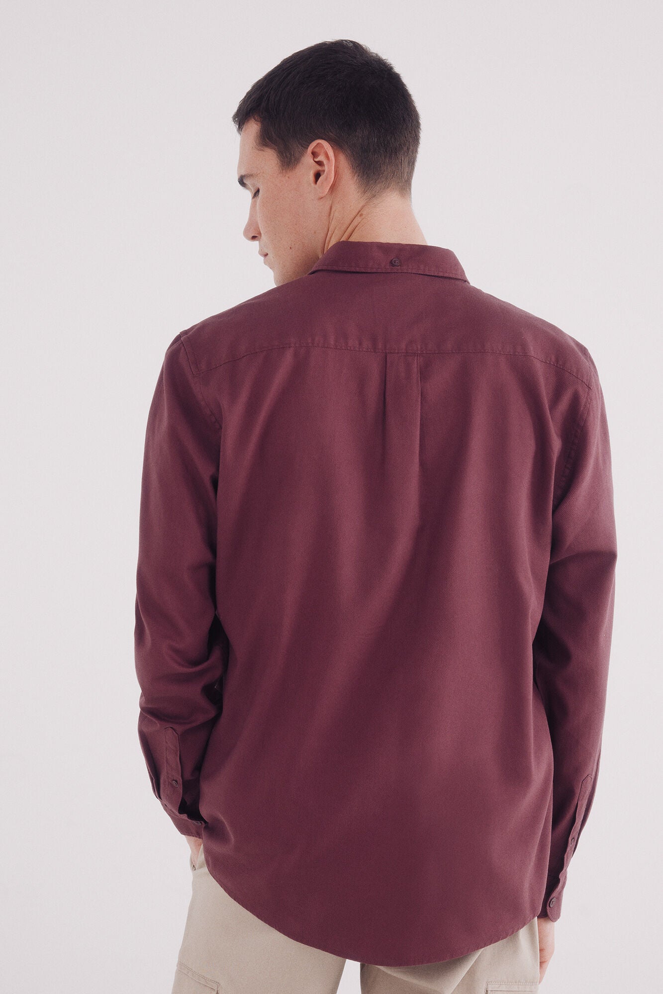 Dyed structured shirt