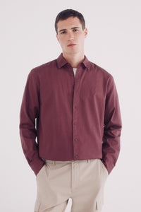 Dyed structured shirt
