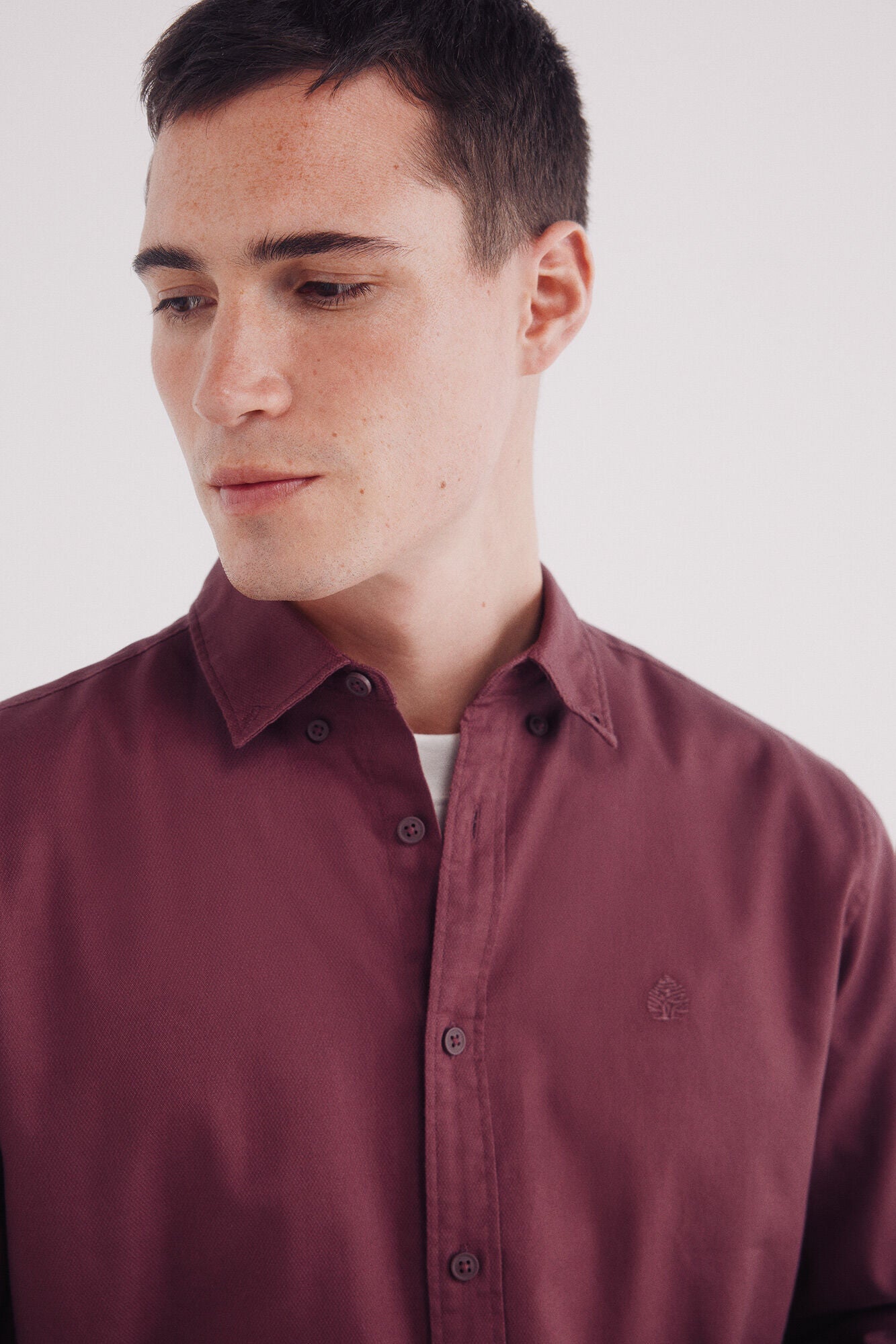 Dyed structured shirt