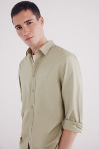 Dyed structured shirt