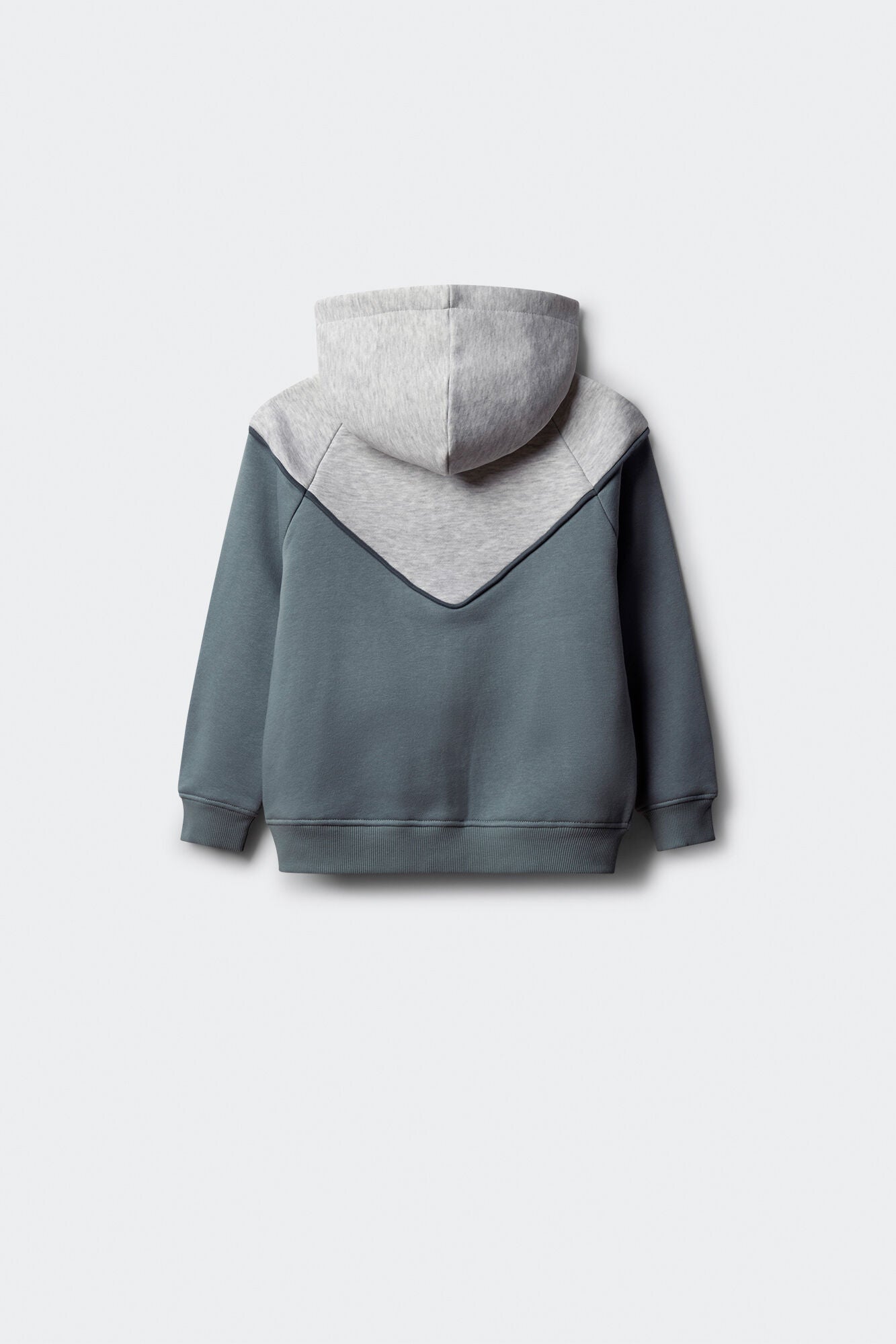 Boy's cut hooded sweatshirt