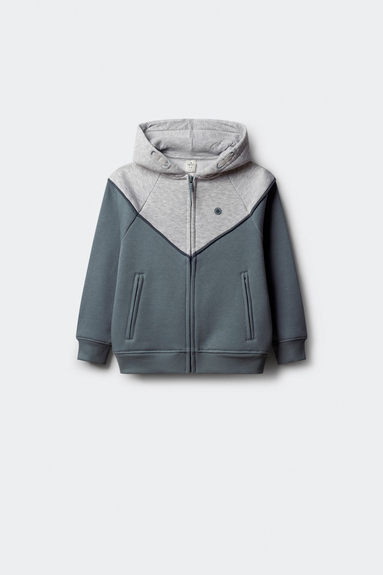 Boy's cut hooded sweatshirt