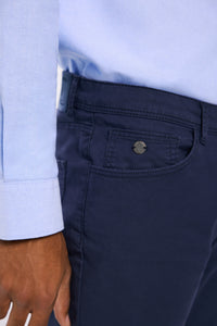Slim fit coloured trousers