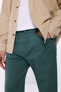 Slim fit coloured trousers