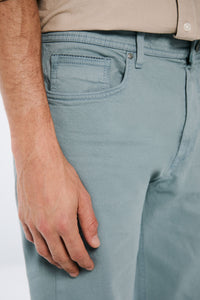 Slim fit washed colour trousers