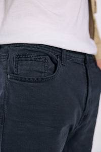 Slim fit washed colour trousers