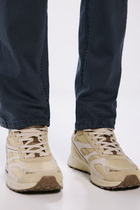 Slim fit washed colour trousers