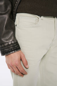 Slim fit washed colour trousers