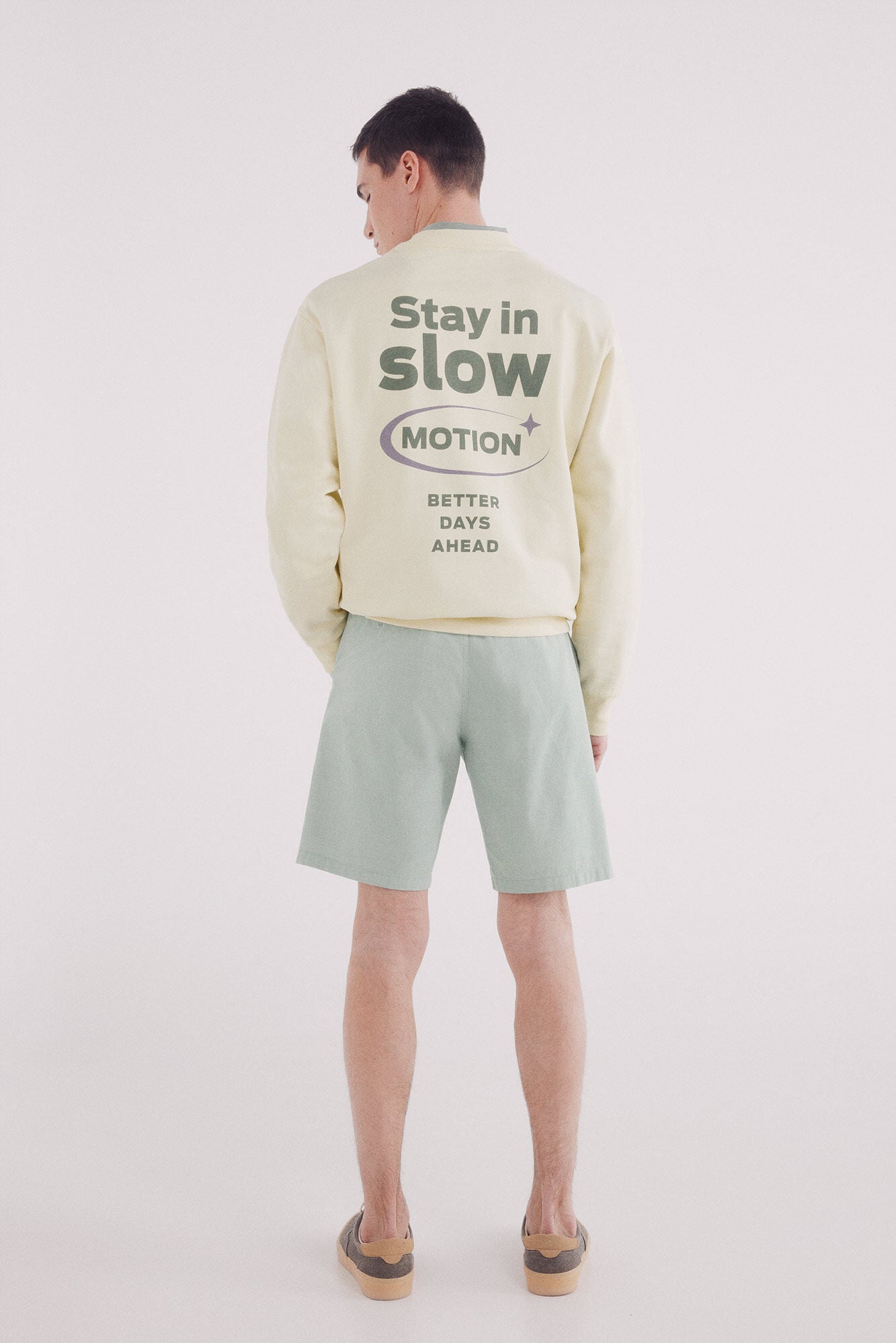 Bermuda structured color comfort fit