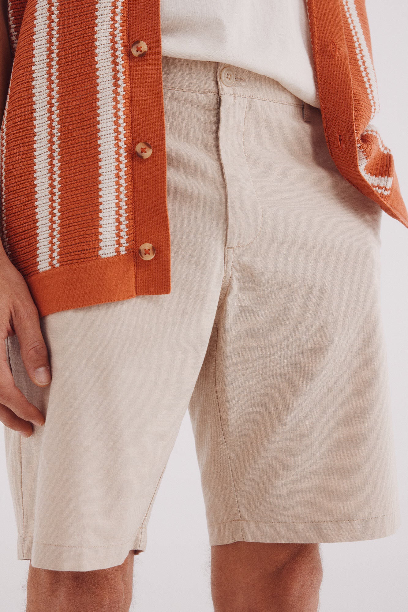 Bermuda structured color comfort fit
