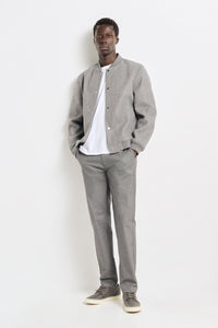 wool effect bomber jacket