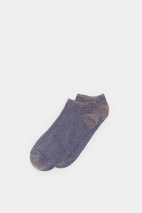 Micro-stripe ankle socks