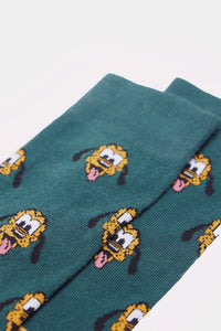 Pluto jacquard sock