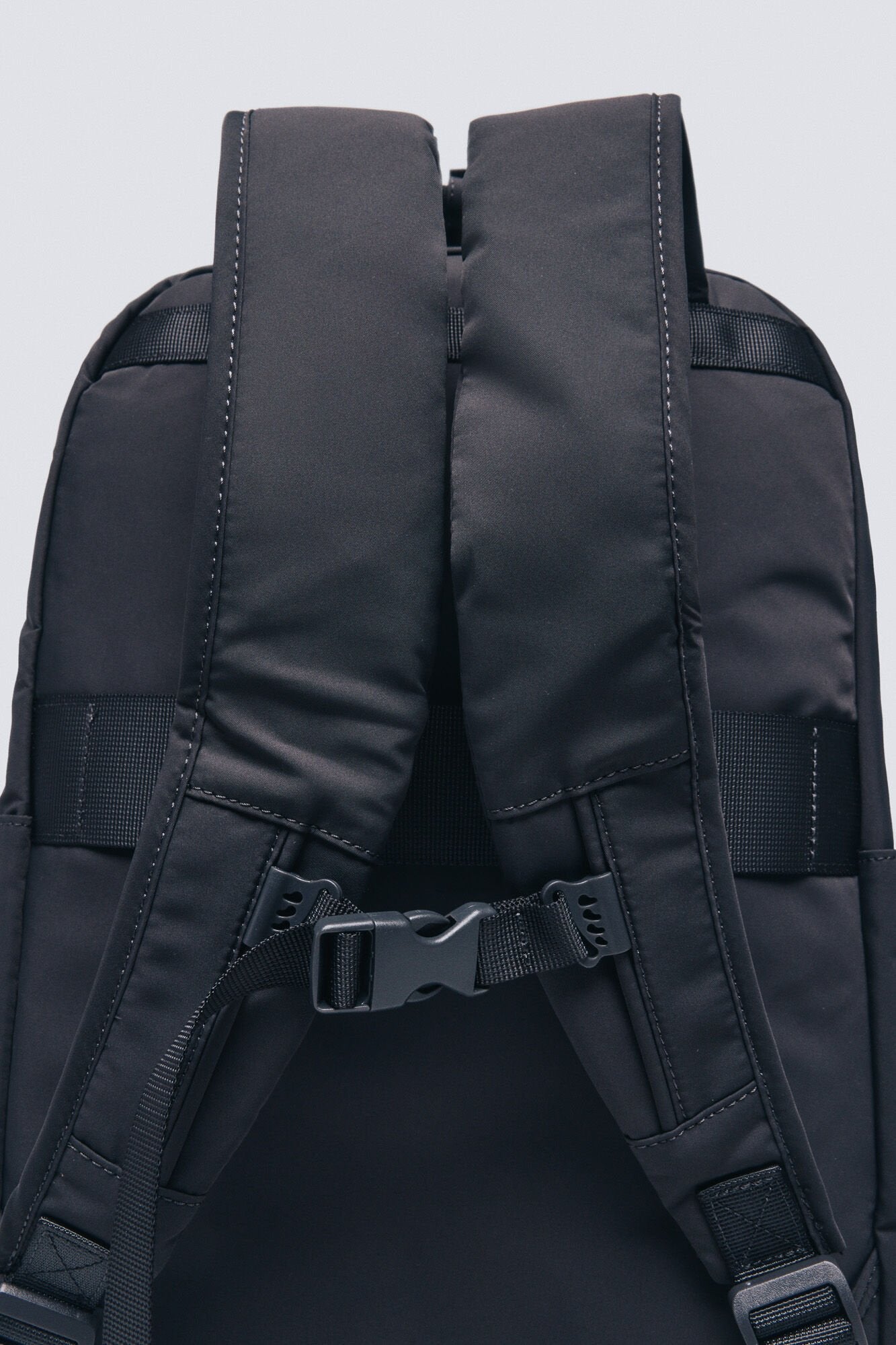 Grey recycled polyester backpack