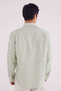 Striped linen shirt
