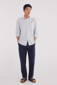 Striped linen shirt