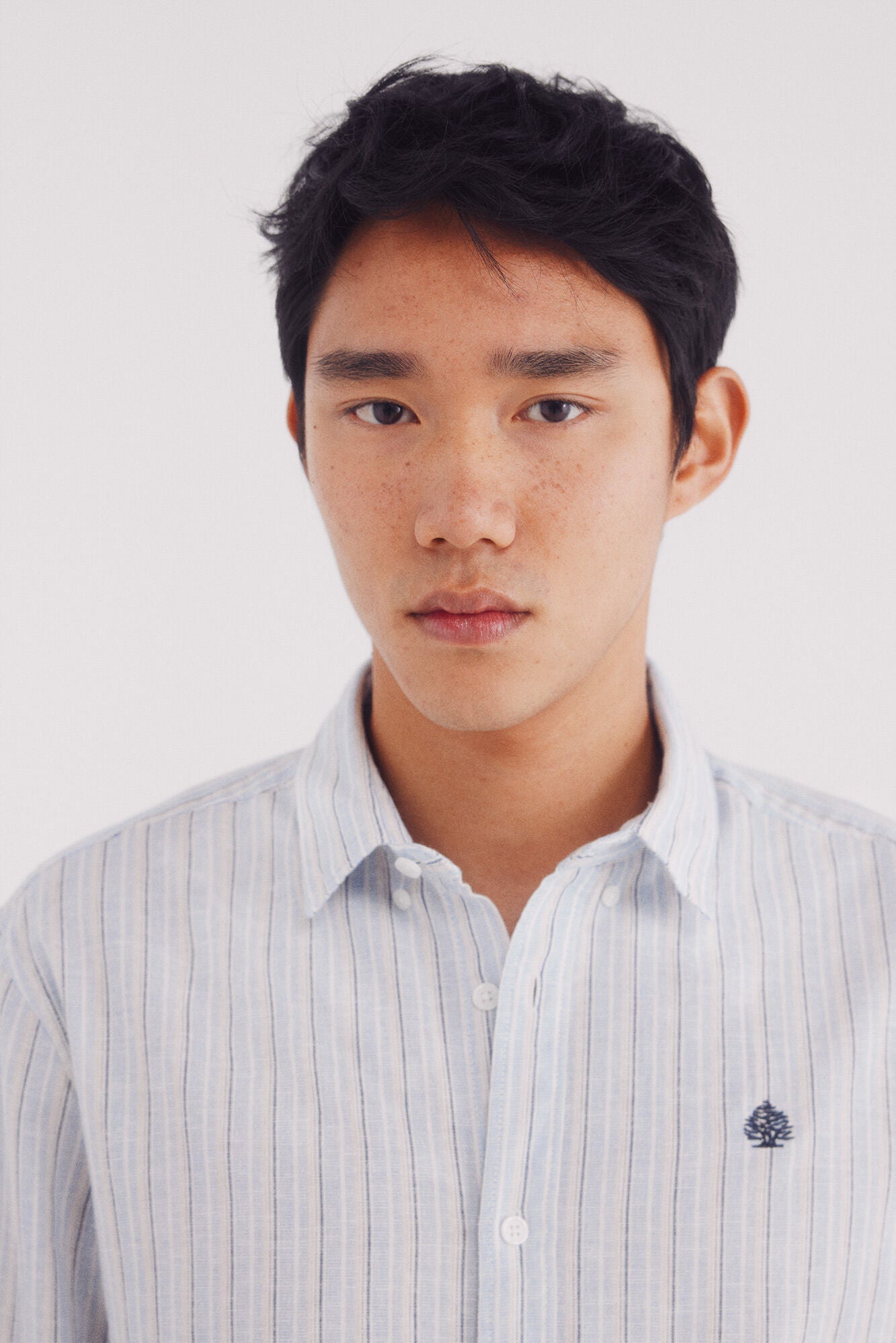 Striped linen shirt