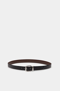 Invisible leather belt