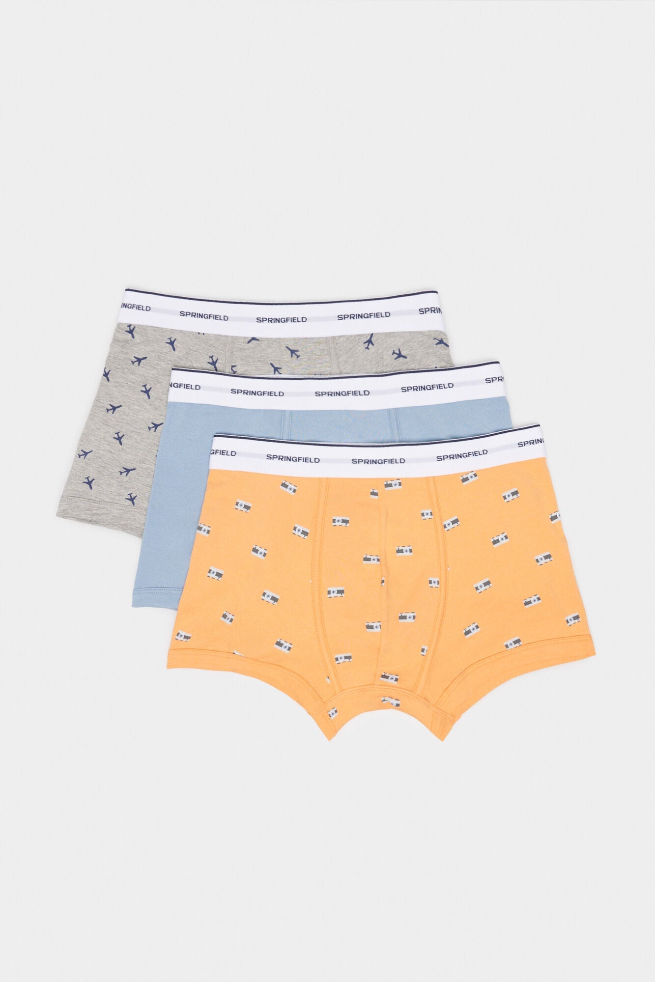 3-pack printed boxers