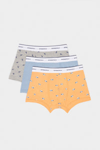 3-pack printed boxers