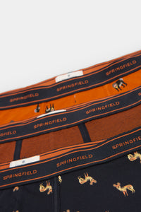 Pack of 3 hyena and monkey boxers