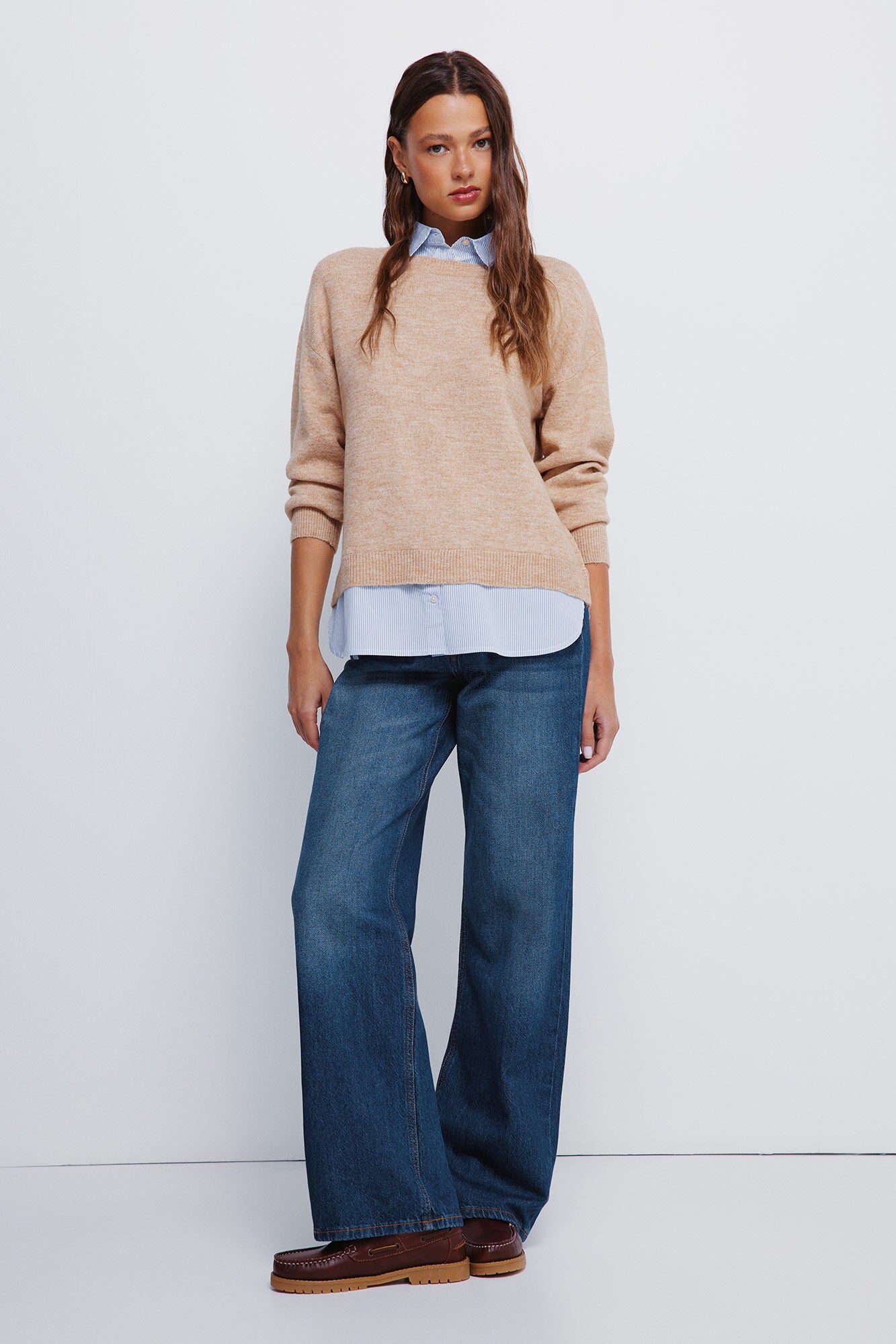 Combined shirt-style jersey