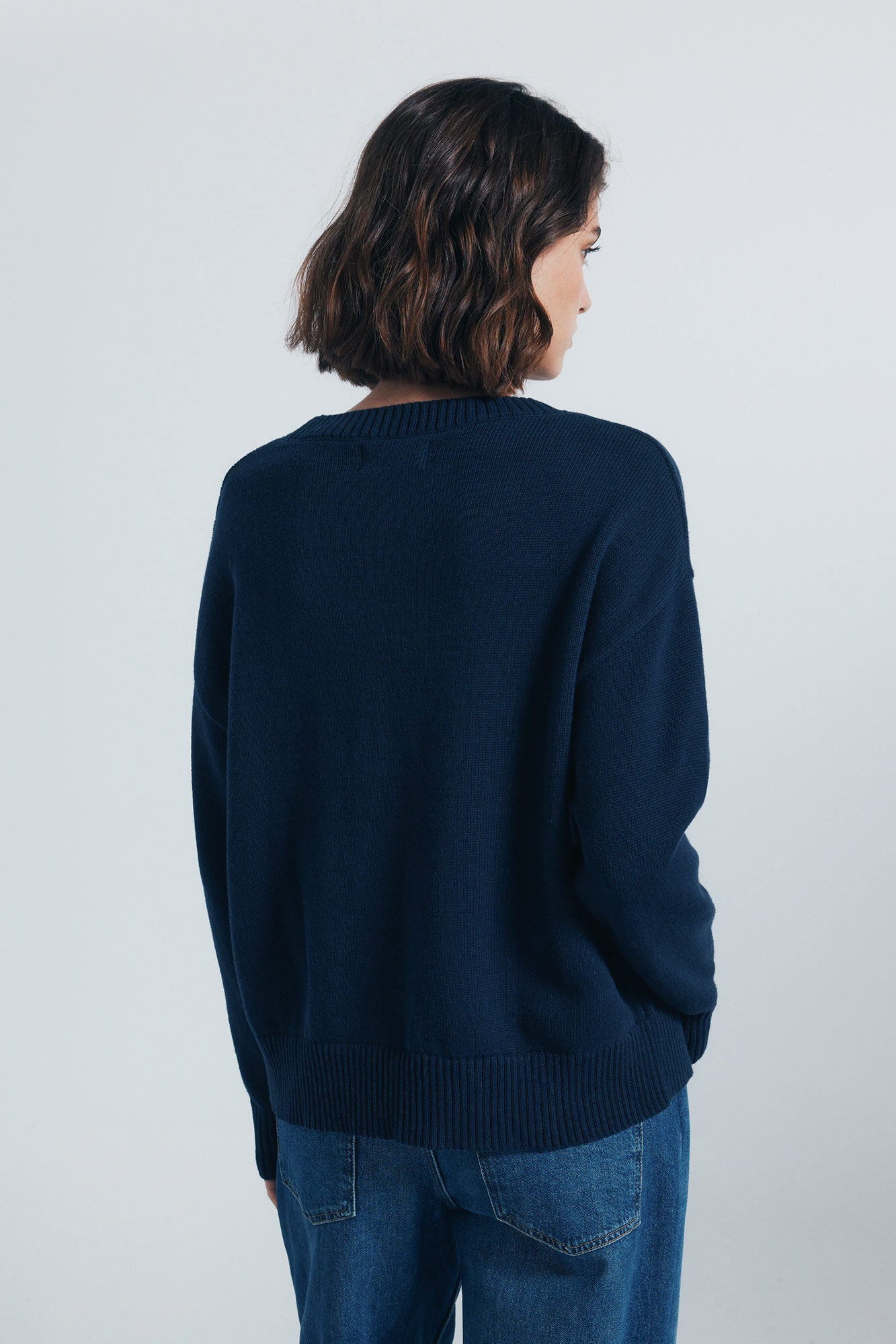 Flag intarsia jersey