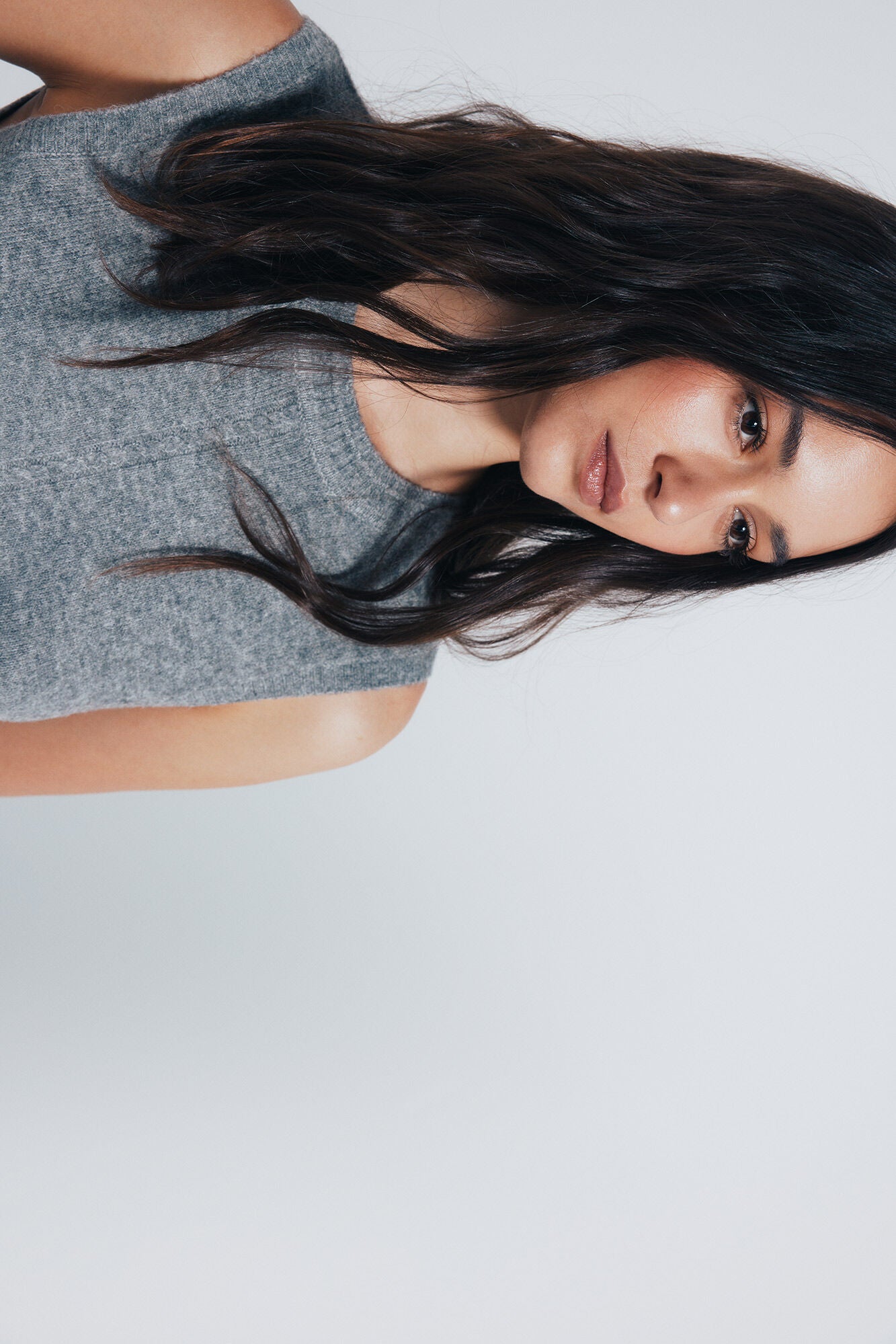 Gilet jersey-knit with braids