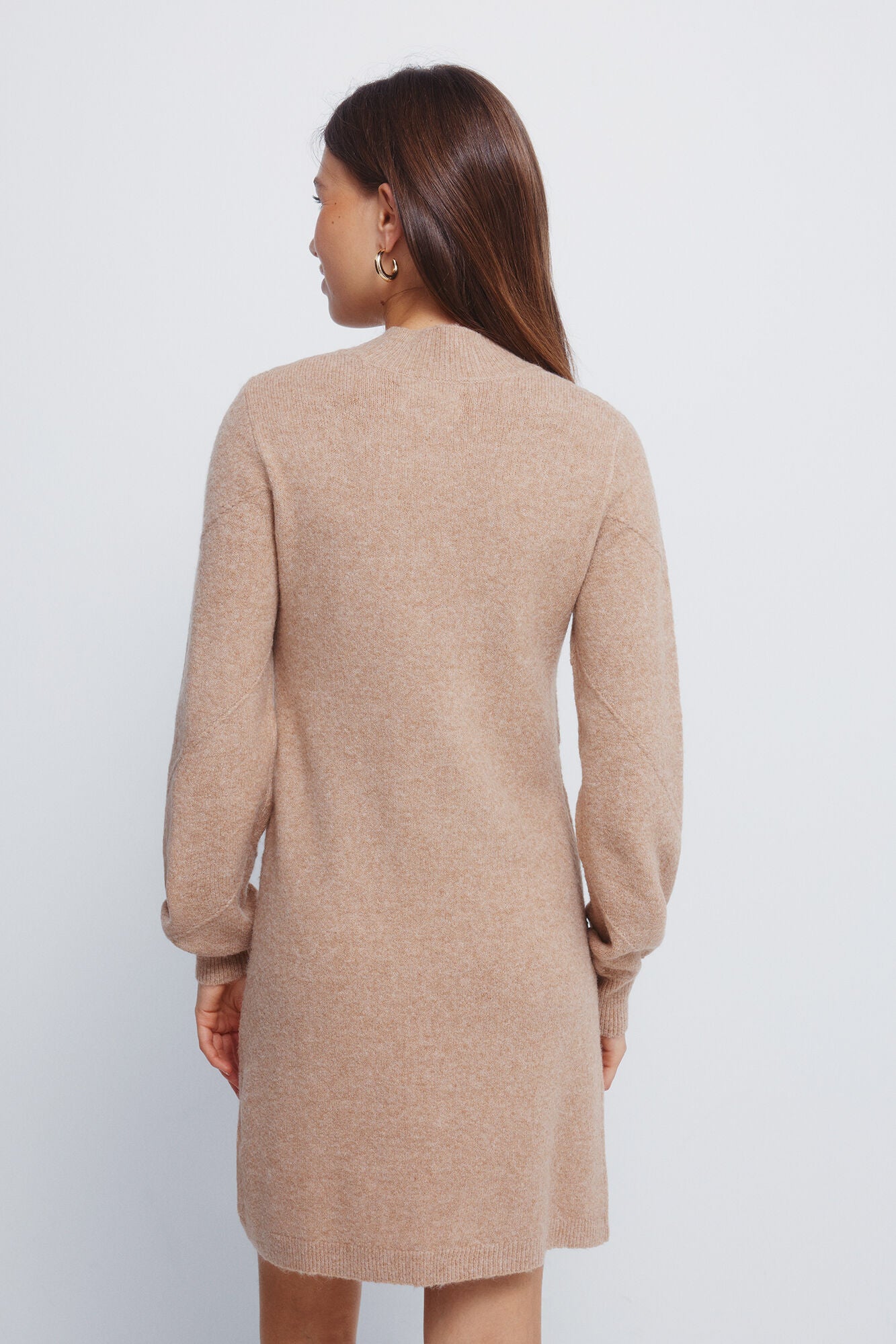 Short cable knit dress
