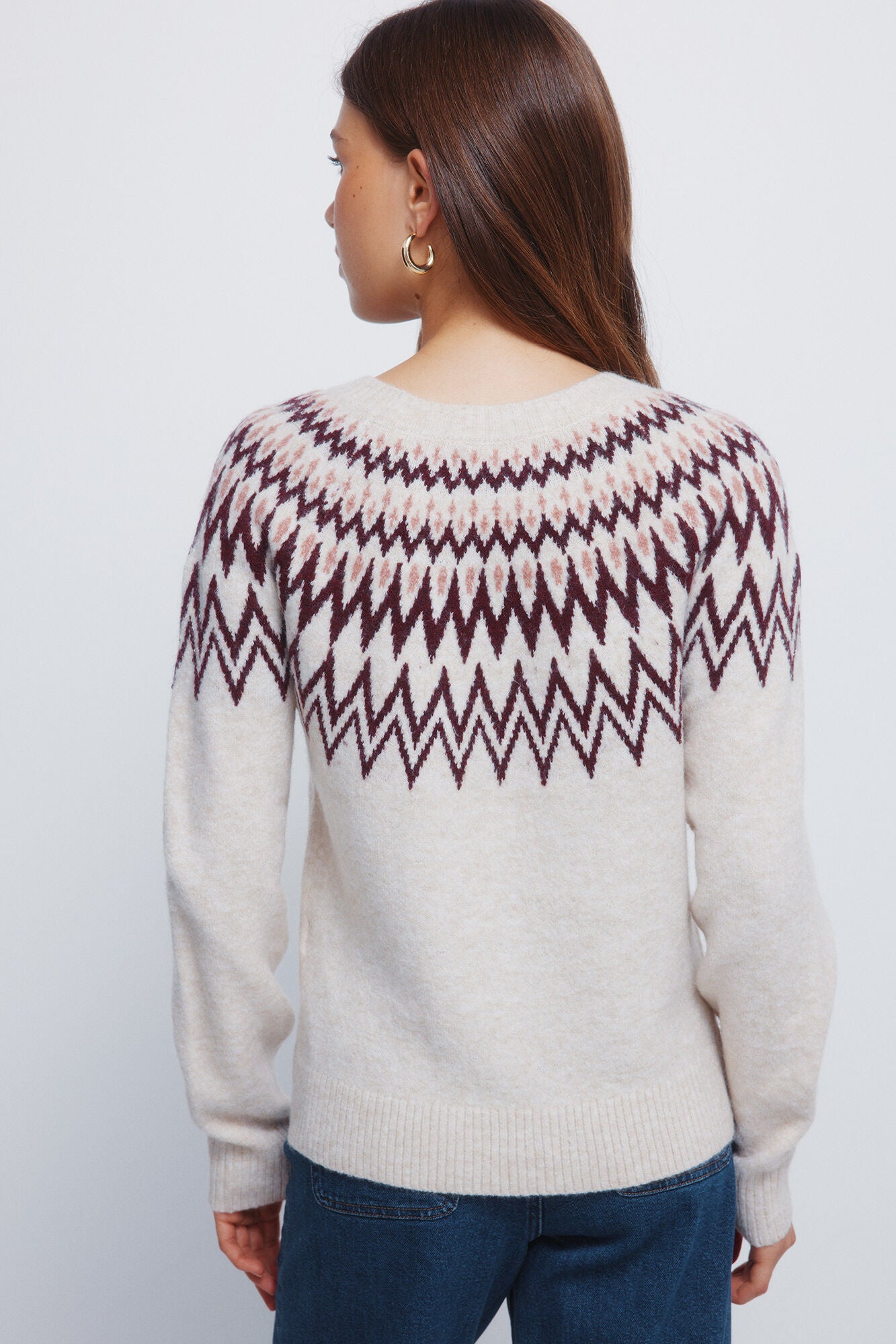 Jersey jacquard borders