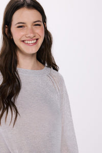 Lurex viscose jumper