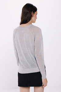Lurex viscose jumper