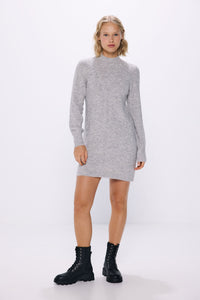 Short jersey-knit knit dress