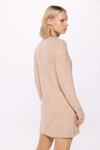 Short jersey-knit knit dress