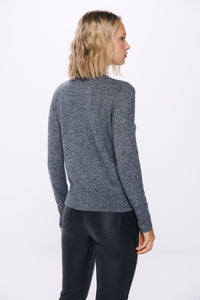 Crystal studded sweater