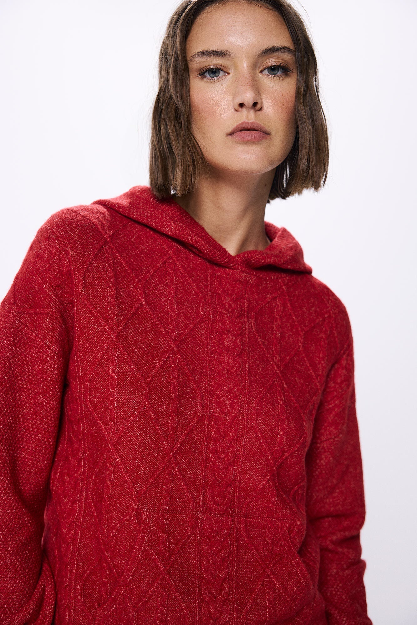 Lurex jacquard jumper